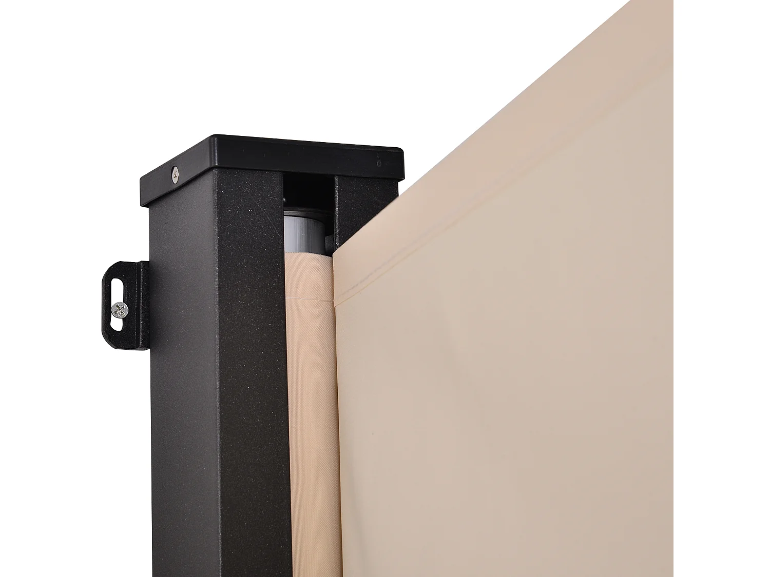 Toldo lateral beige 350x180x0.01cm Outsunny