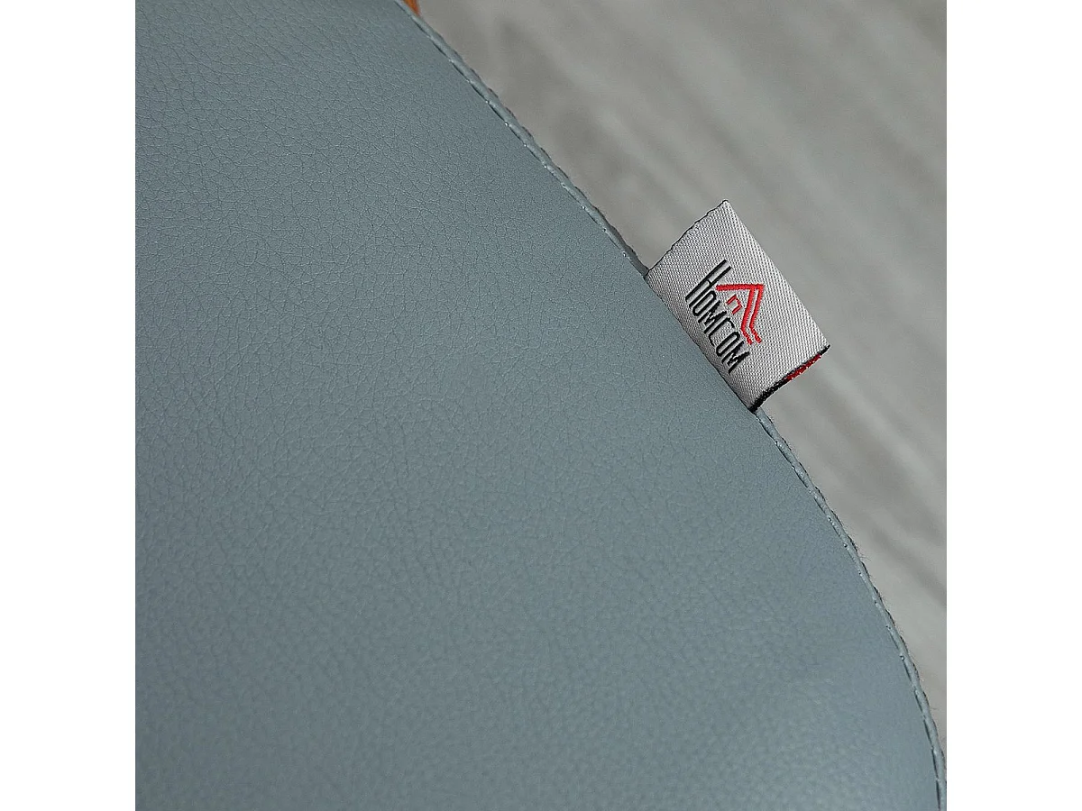 Sillas de comedor gris 47.5x57x85 cm HOMCOM