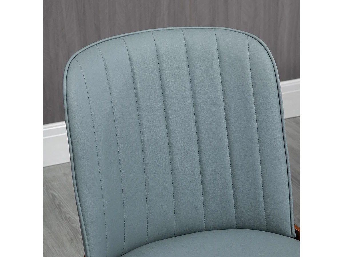 Sillas de comedor gris 47.5x57x85 cm HOMCOM