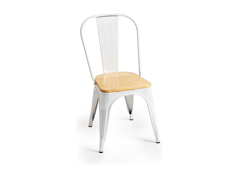 Packs Sillas Comedor - Pack 6 Sillas Torix Madera Natural - Blanco