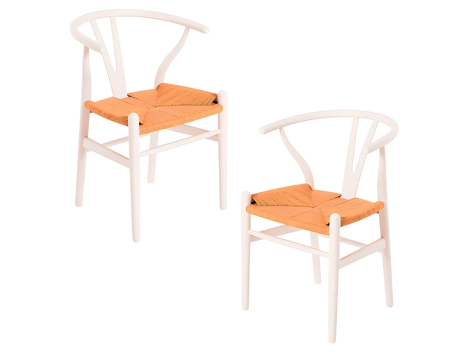 Packs Sillas Comedor - Pack 2 Sillas Wis Madera - Blanco