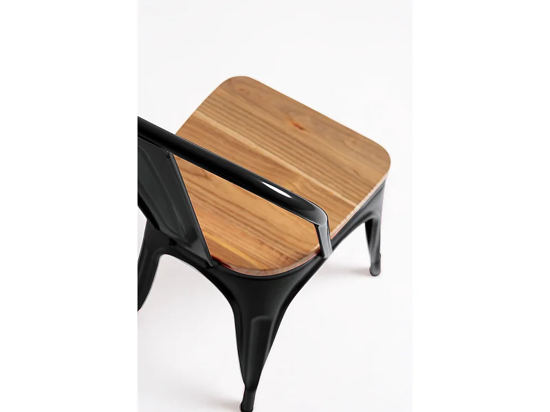 Packs Sillas Comedor - Pack 6 Sillas Torix Madera Natural - Negro