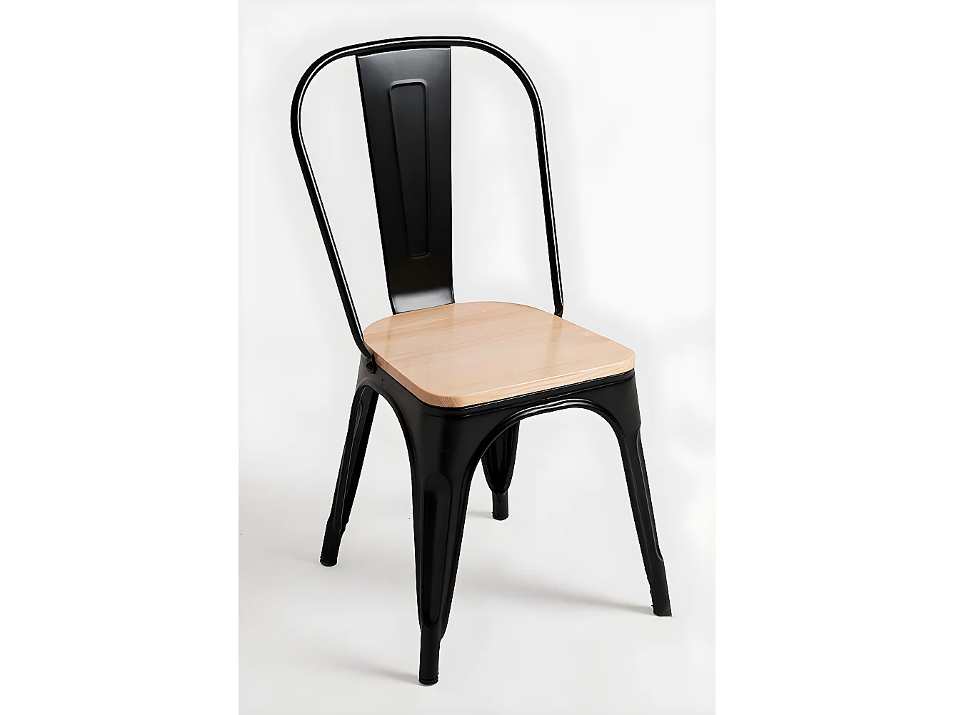 Packs Sillas Comedor - Pack 2 Sillas Torix Madera Natural - Negro mate