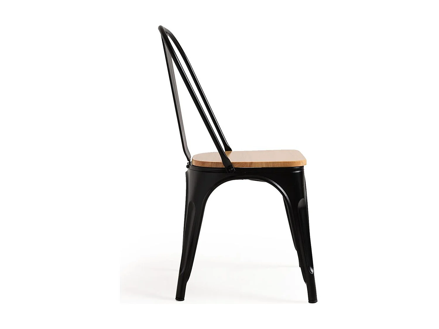 Packs Sillas Comedor - Pack 6 Sillas Torix Madera Natural - Negro mate