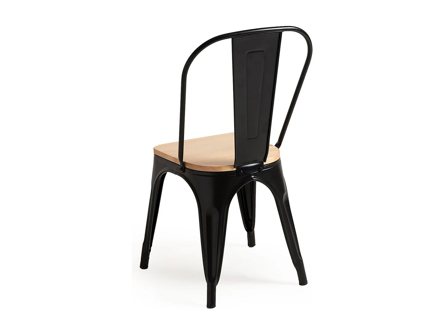 Packs Sillas Comedor - Pack 6 Sillas Torix Madera Natural - Negro mate