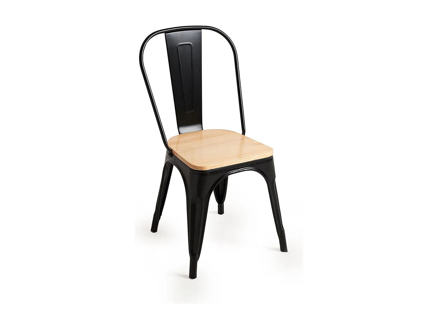 Sillas Comedor - Silla Torix Madera Natural - Negro