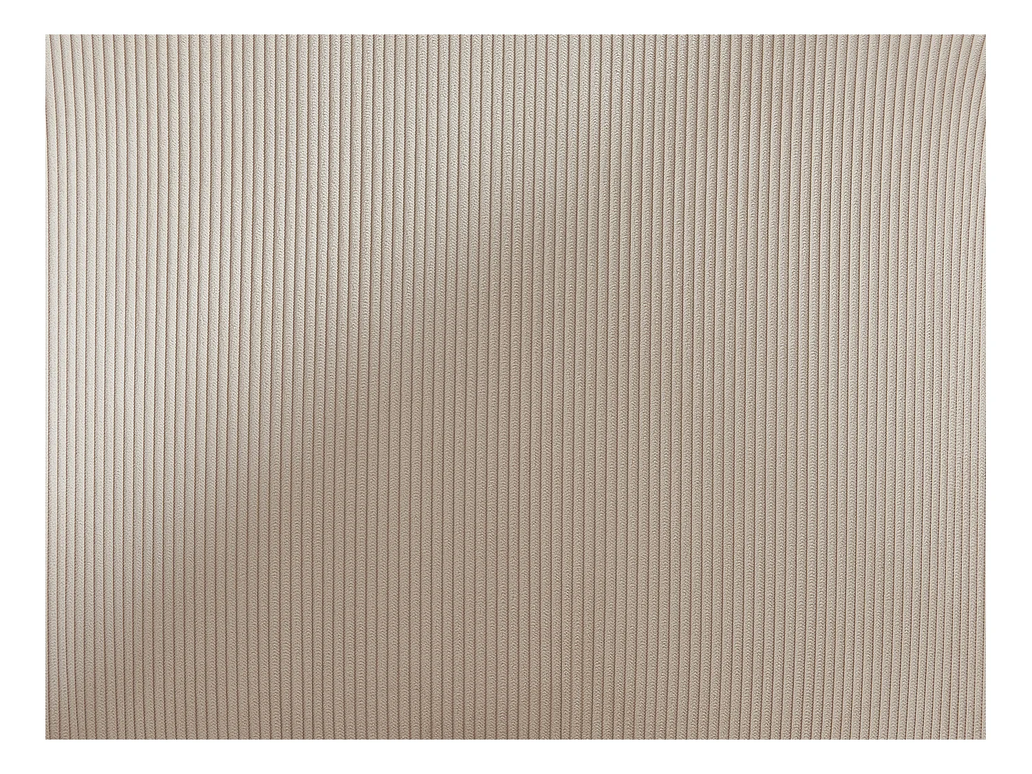 Stuhl mit Armlehnen 6er-Set - Cord & Schwarzes Metall - Cremefarben - ORDIDA  von Pascal MORABITO