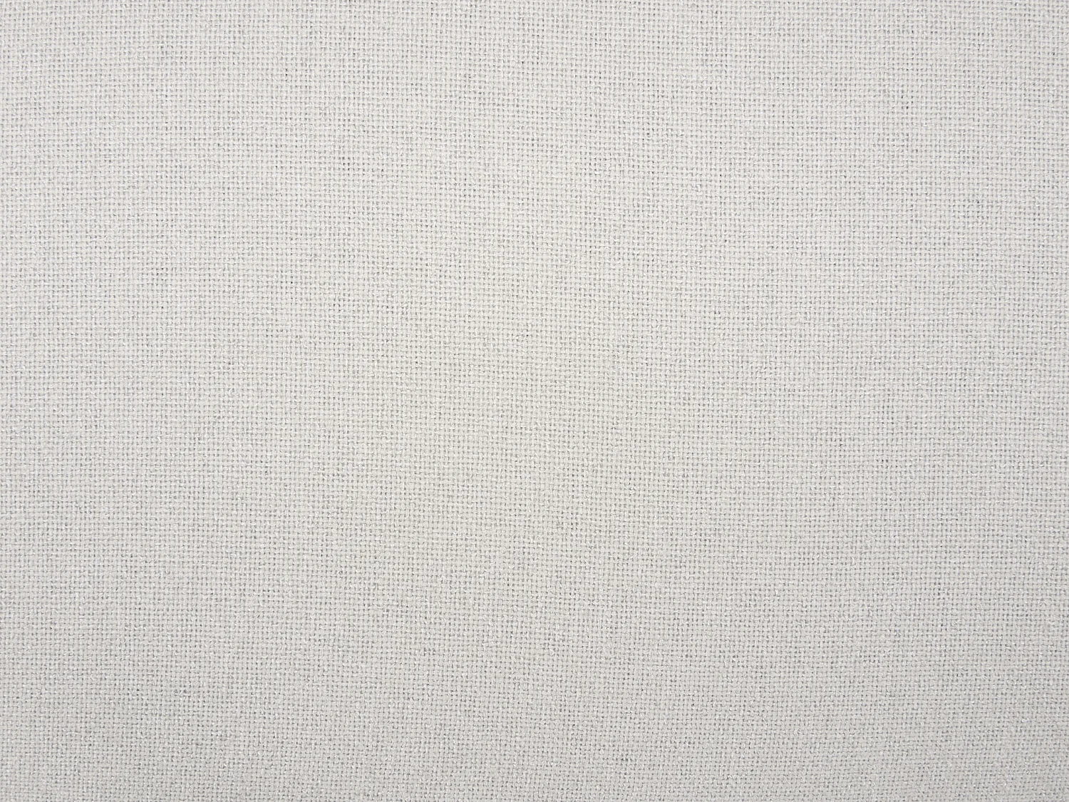 taburete alto de tela y metal negro - Altura ajustable - Crema - ELEANA