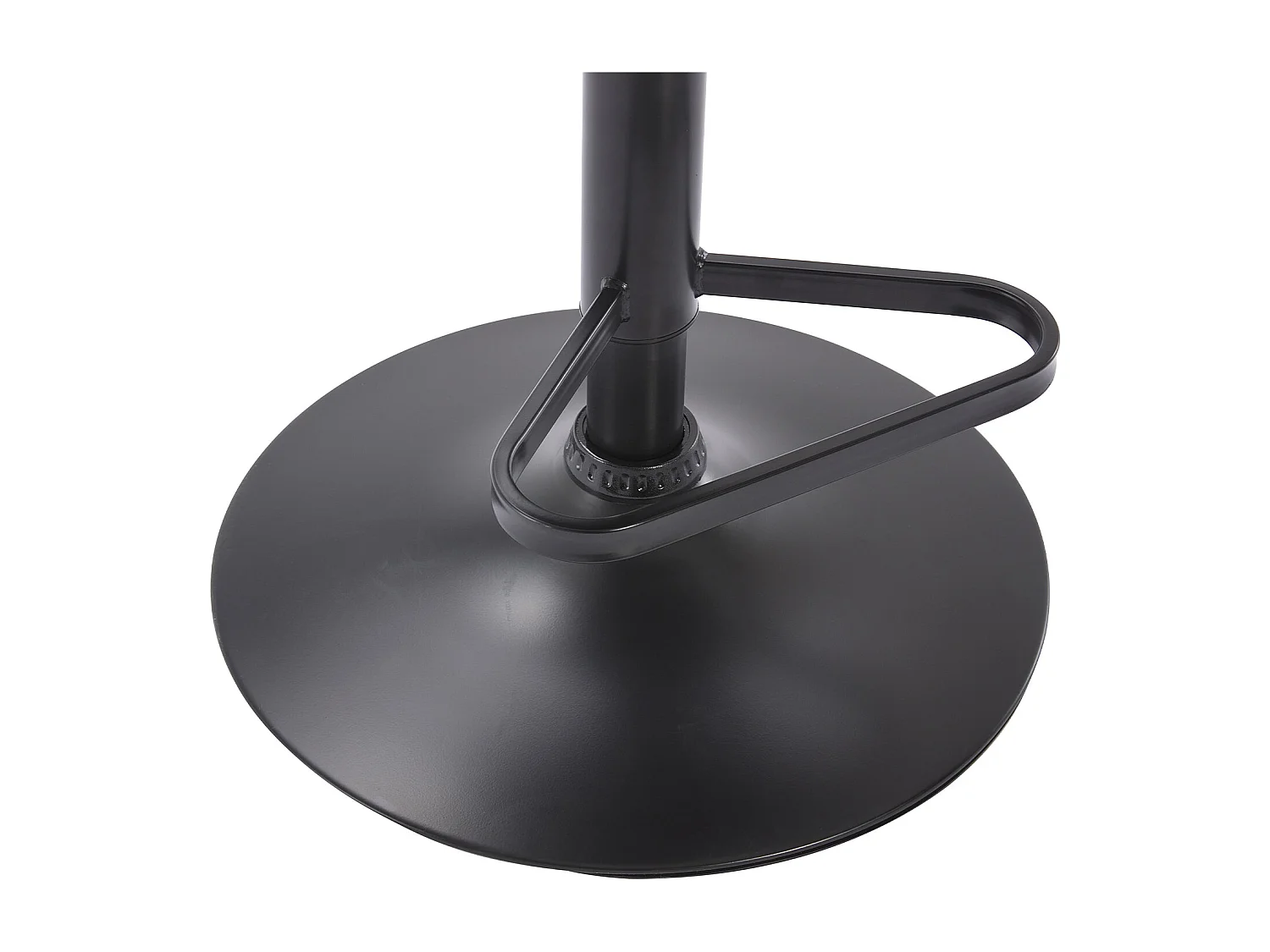 Banco alto veludo e metal, altura ajustável, cor preta - PEGA de Pascal MORABITO