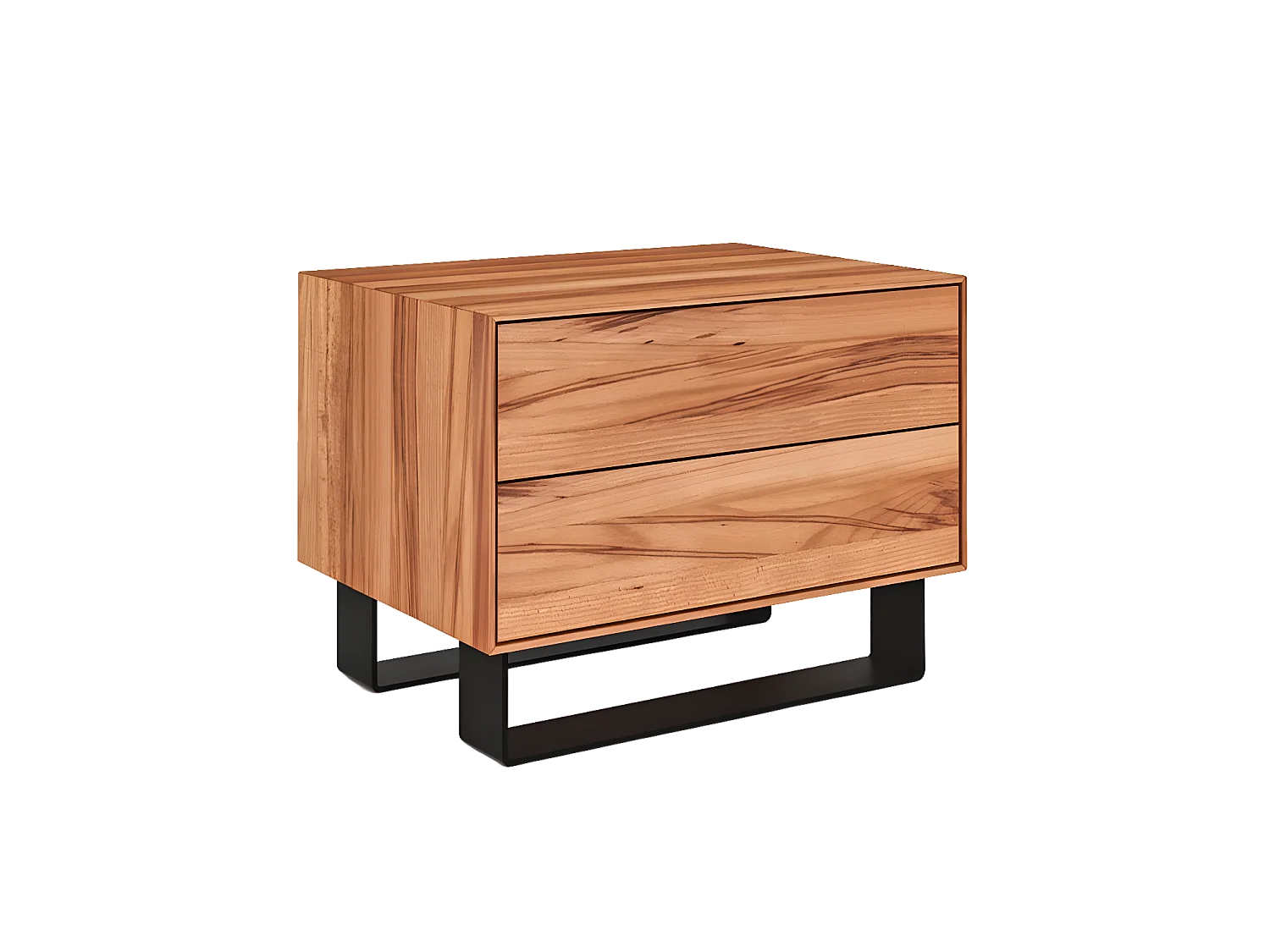STEEL - Nachttisch  aus Kernbuche, naturgeölt
