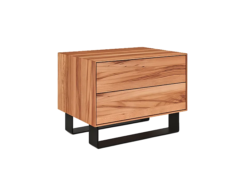 STEEL - Nachttisch  aus Kernbuche, naturgeölt