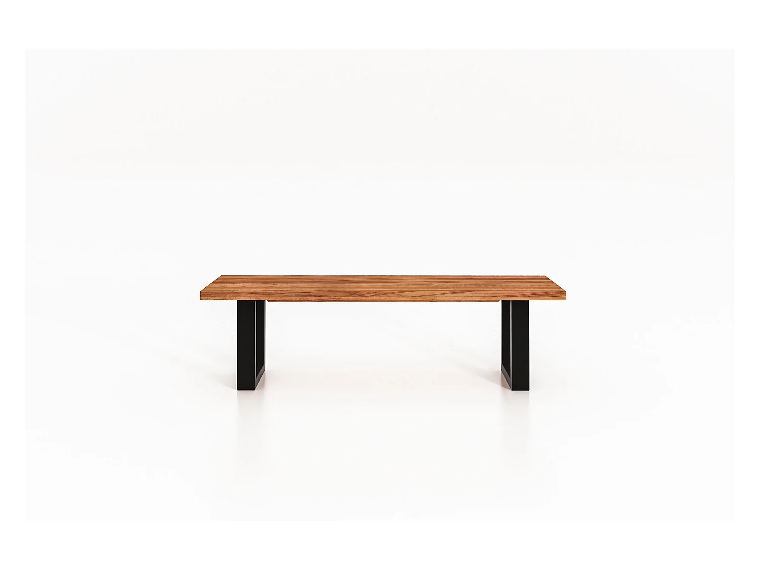 STEEL - Tischbank aus Kernbuche, naturgeölt