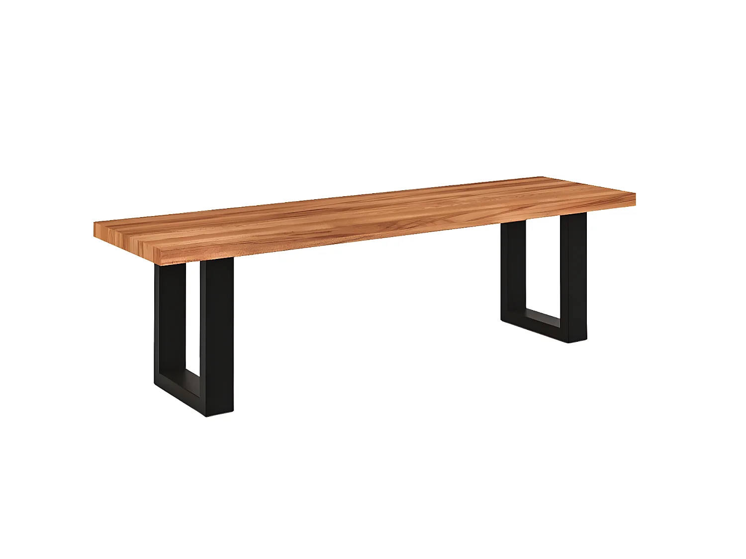 STEEL - Banc de table en cœur de hêtre, huilé naturel