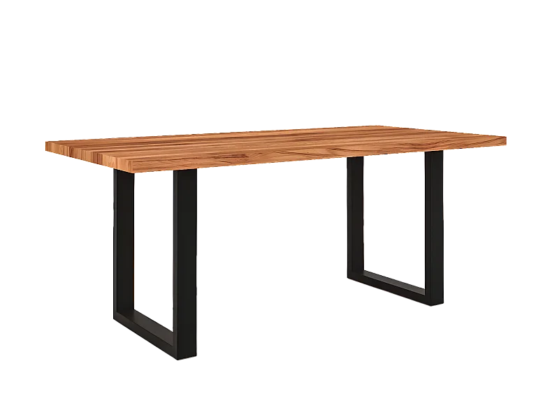 STEEL - Esstisch  90x170 aus Kernbuche, naturgeölt
