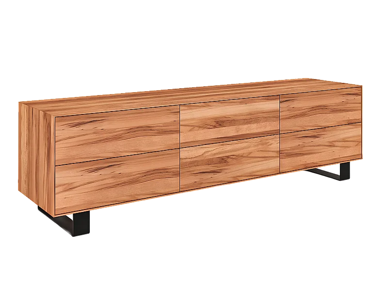 STEEL - Kommode aus Kernbuche, naturgeölt