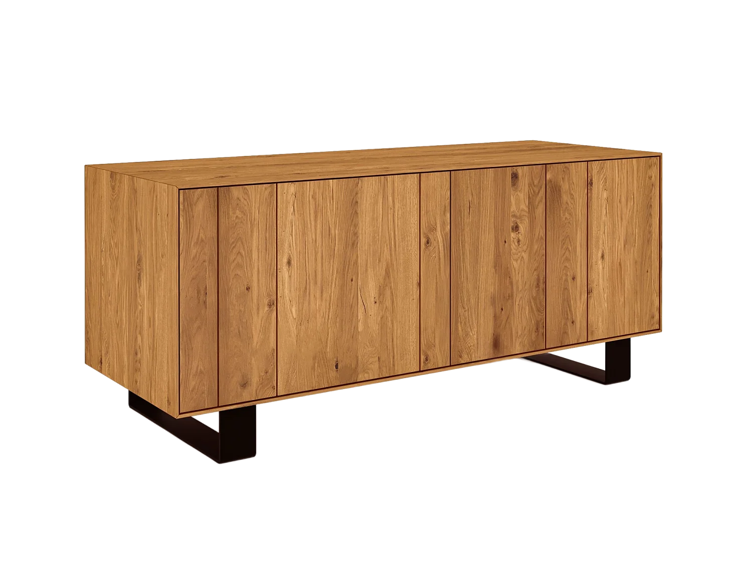 STEEL - Kommode aus Wildeiche, naturgeölt