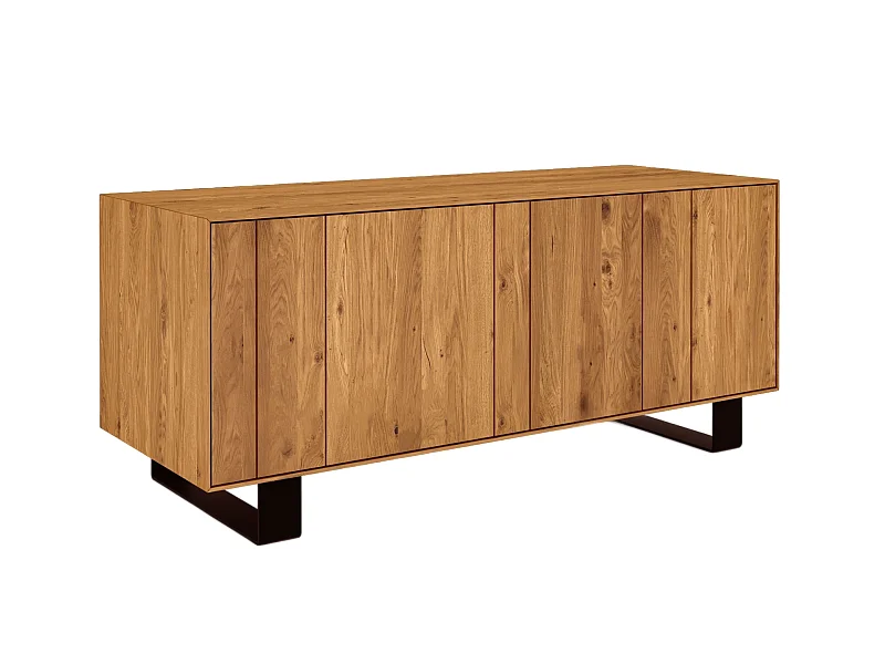 STEEL - Kommode aus Wildeiche, naturgeölt