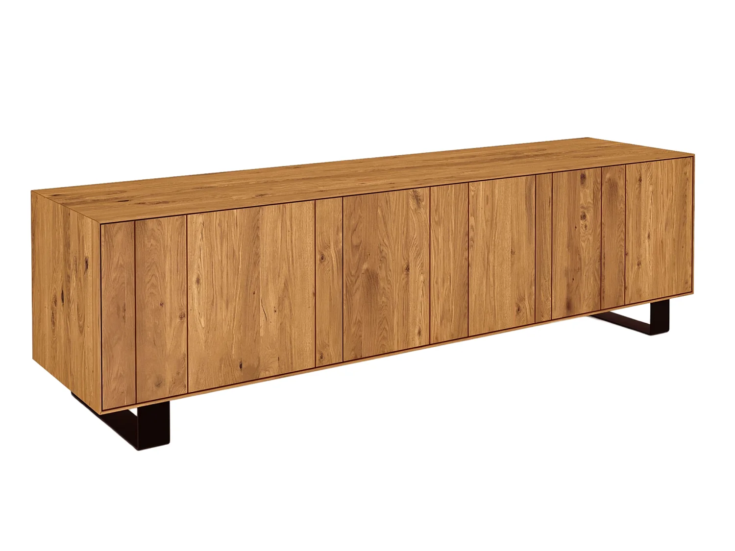 STEEL - Kommode aus Wildeiche, naturgeölt