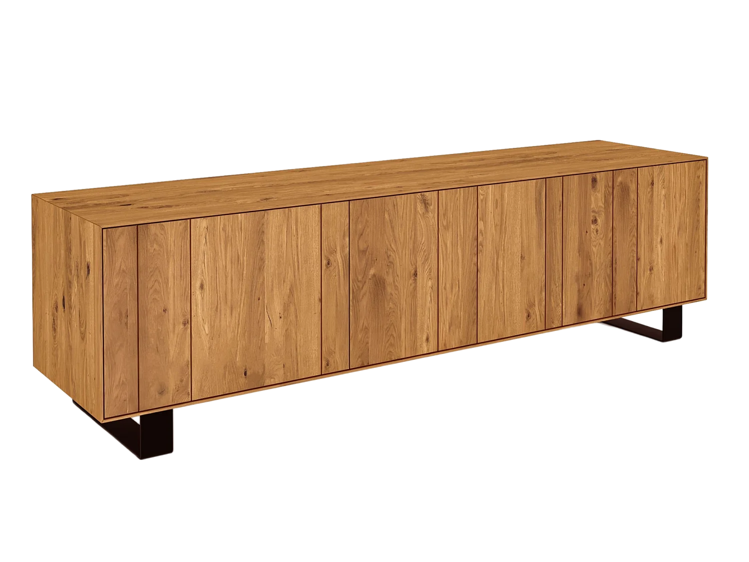 STEEL - Kommode aus Wildeiche, naturgeölt