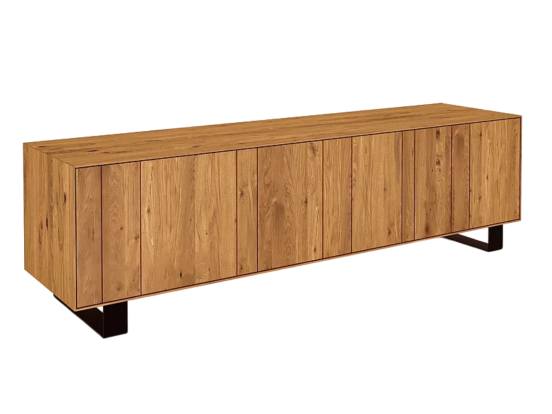 STEEL - Kommode aus Wildeiche, naturgeölt