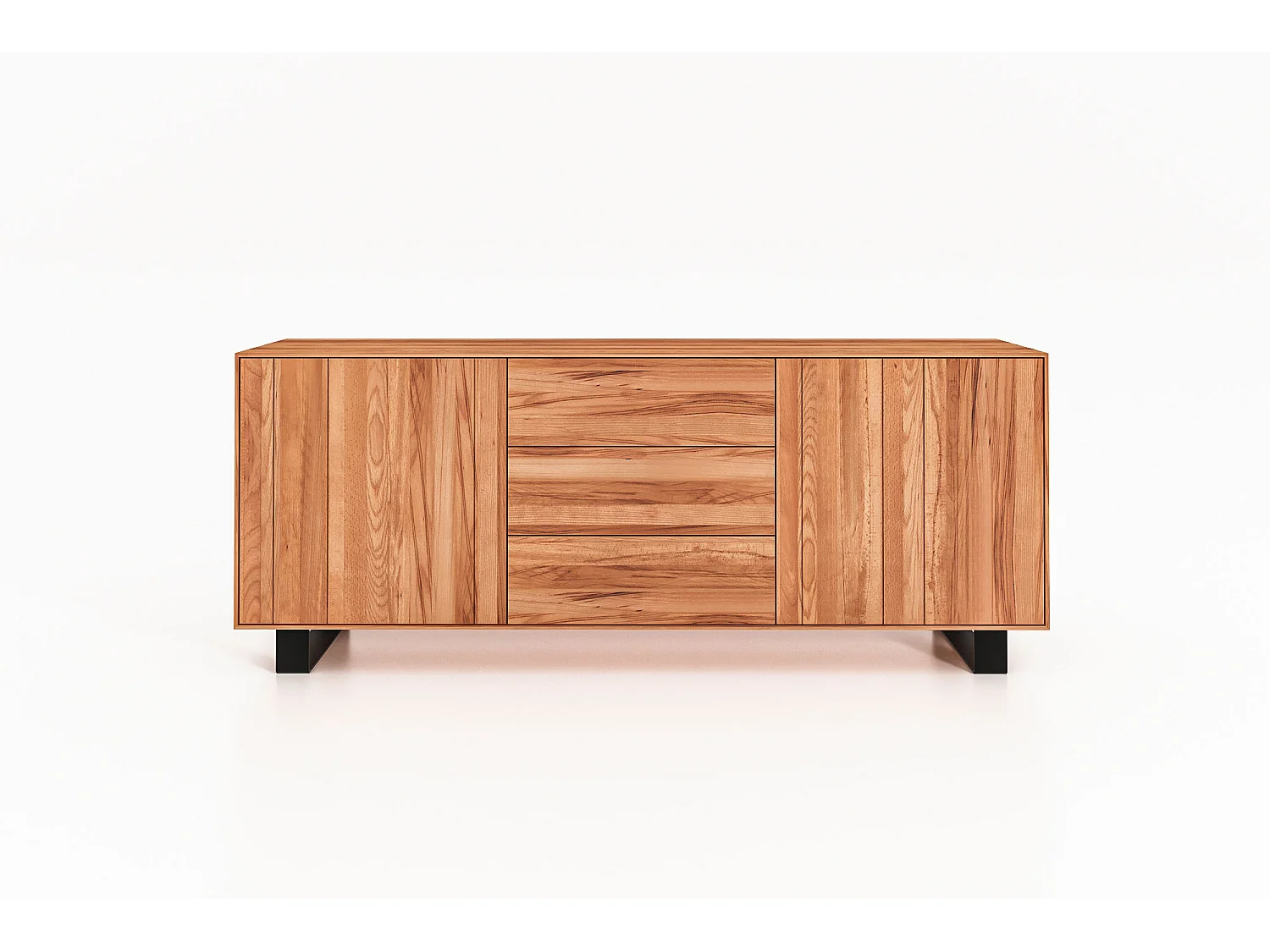 STEEL - Kommode aus Kernbuche, naturgeölt