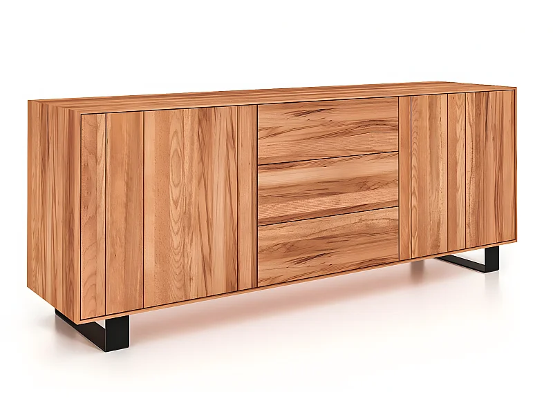 STEEL - Kommode aus Kernbuche, naturgeölt