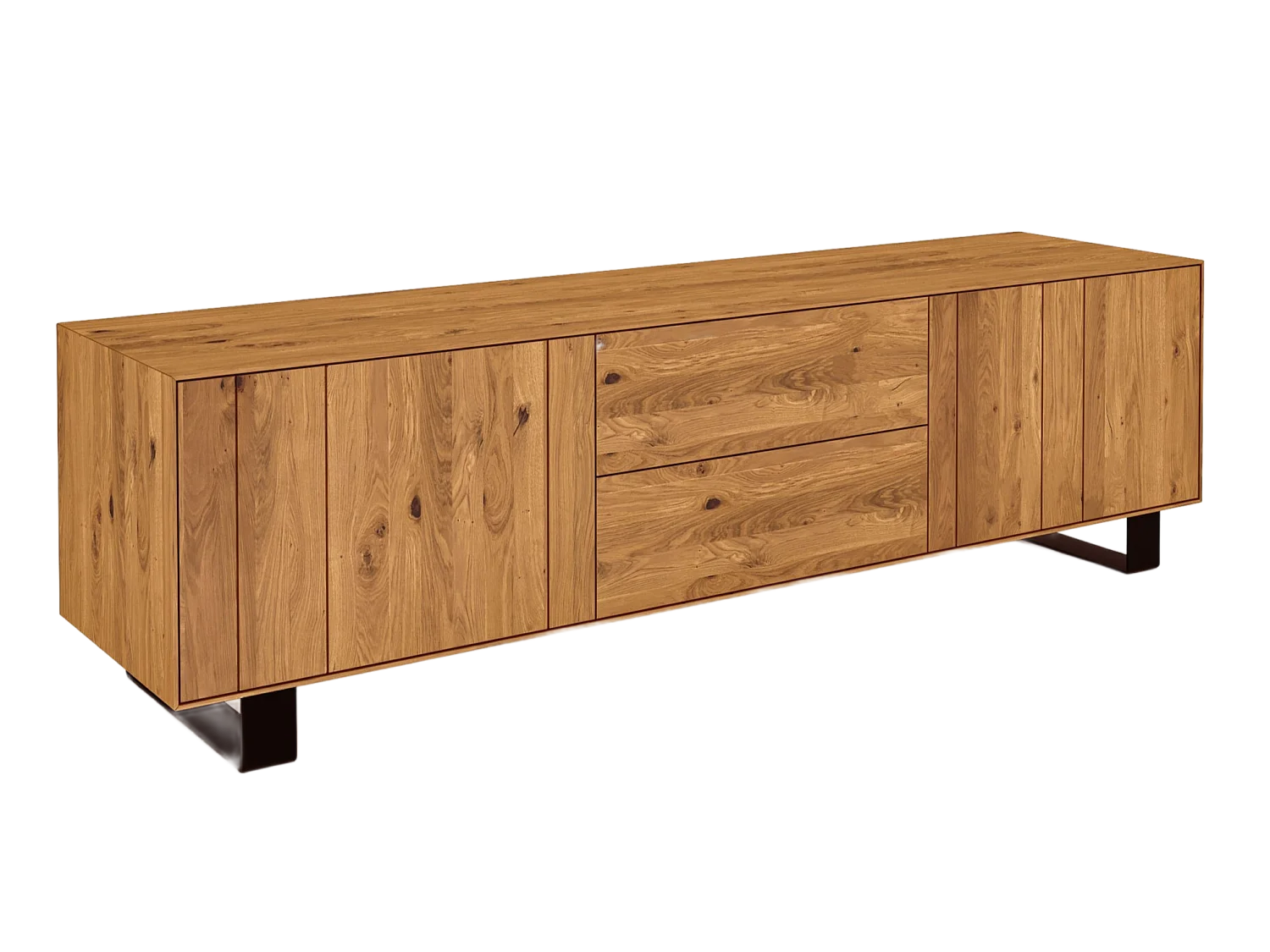 STEEL - Kommode aus Wildeiche, naturgeölt