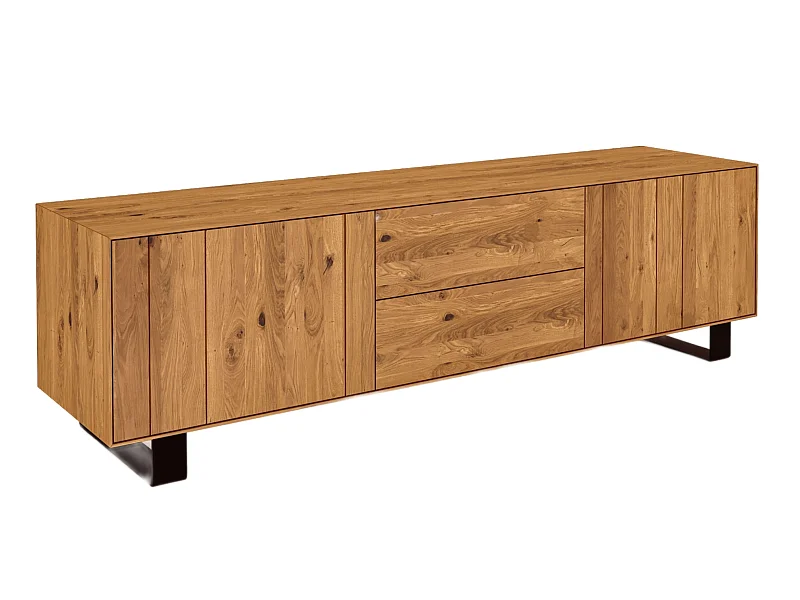 STEEL - Kommode aus Wildeiche, naturgeölt