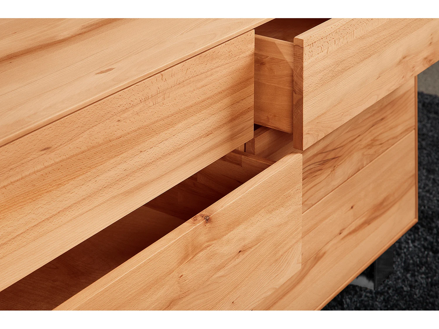 STEEL - Kommode aus Kernbuche, naturgeölt