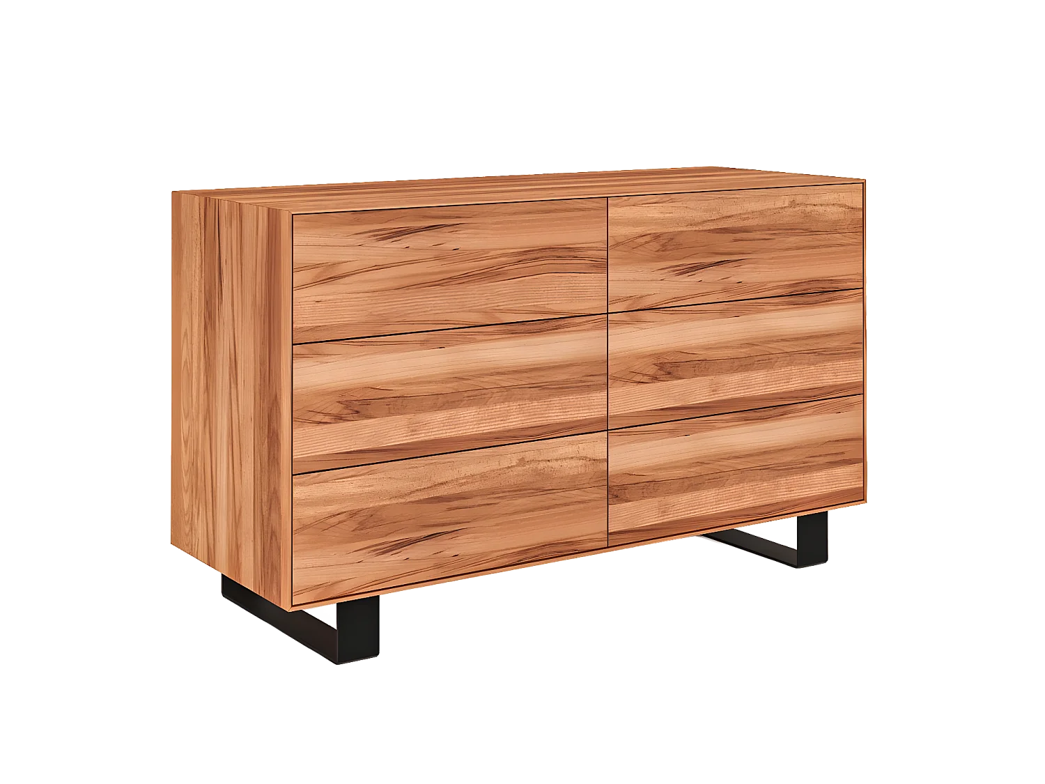 STEEL - Kommode aus Kernbuche, naturgeölt