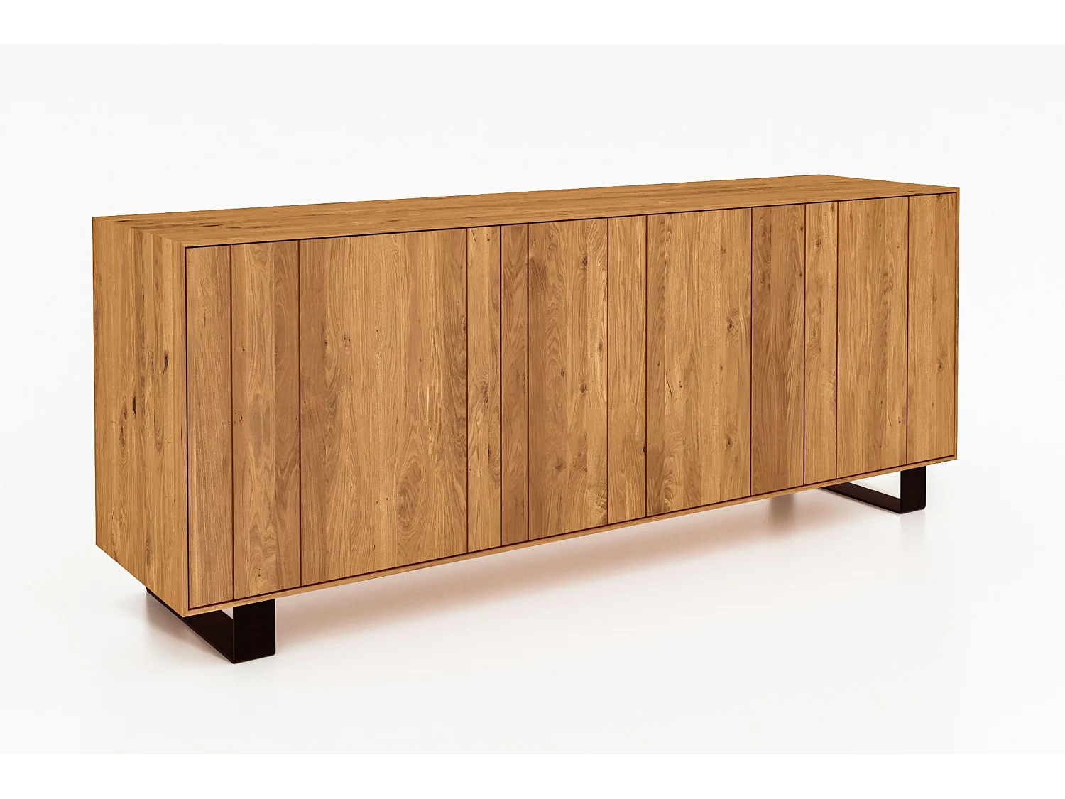 STEEL - Kommode aus Wildeiche, naturgeölt