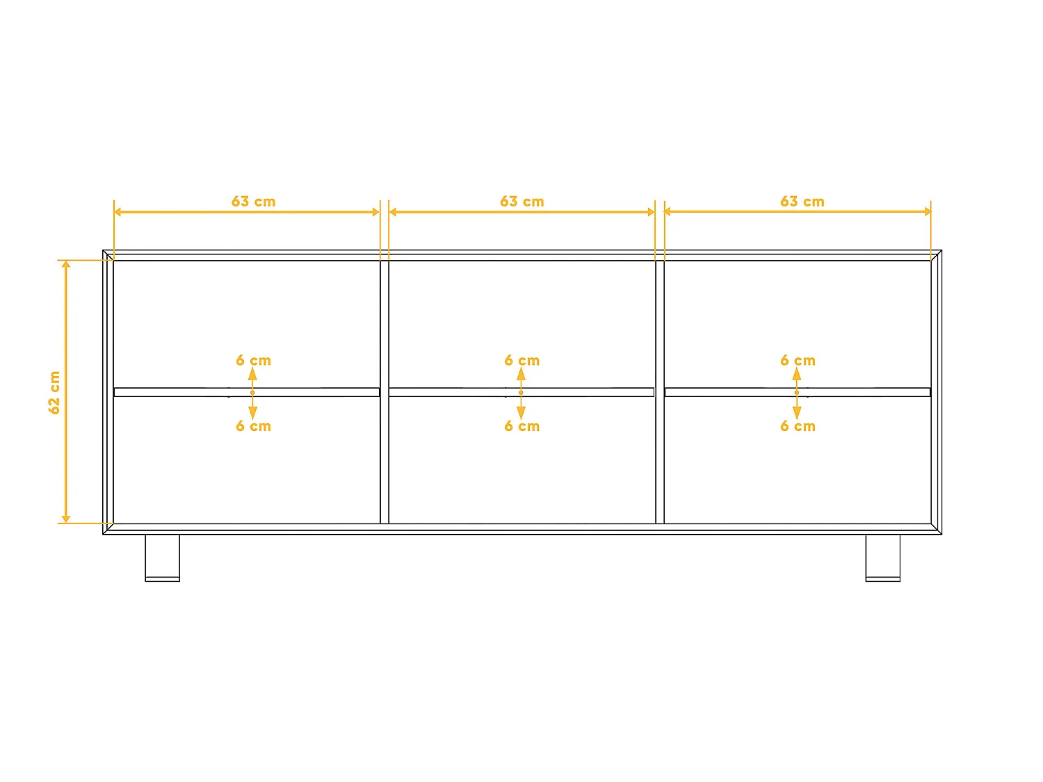STEEL - Kommode aus Wildeiche, naturgeölt