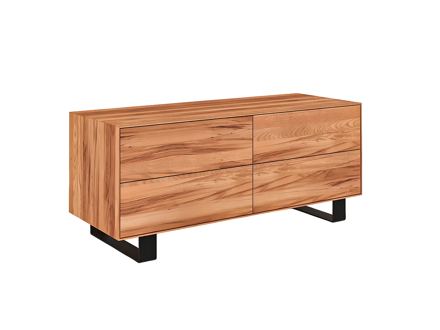 STEEL - Kommode aus Kernbuche, naturgeölt