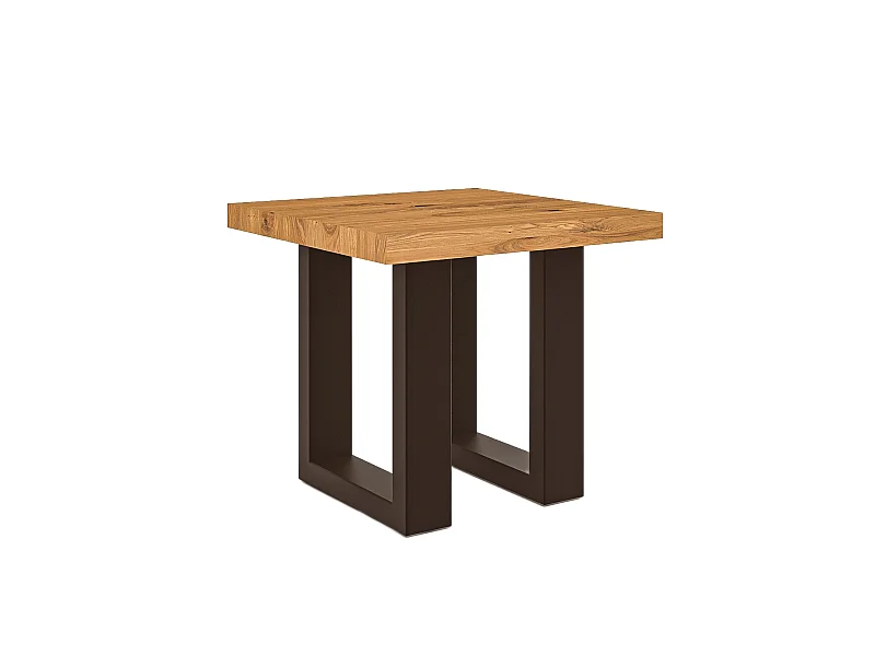 STEEL - Couchtisch  80x50 aus Wildeiche, naturgeölt
