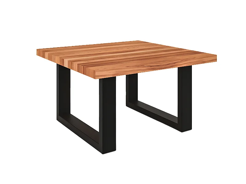 STEEL - Couchtisch  80x80 aus Kernbuche, naturgeölt