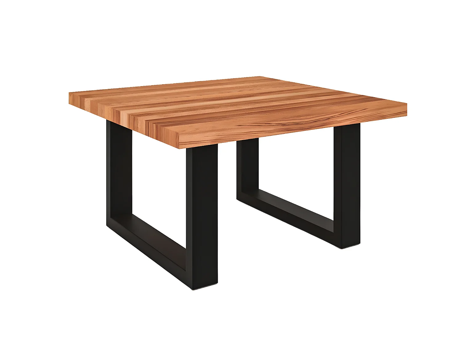 STEEL - Couchtisch  80x80 aus Kernbuche, naturgeölt