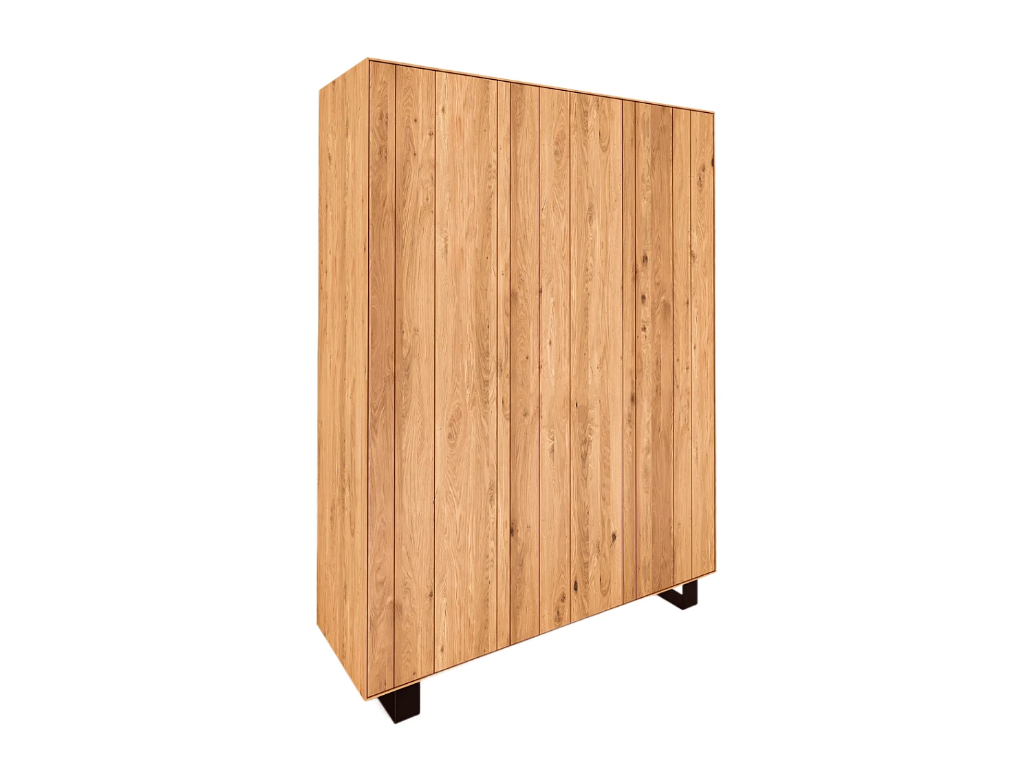 STEEL - Armoire en chêne sauvage, huilé naturel