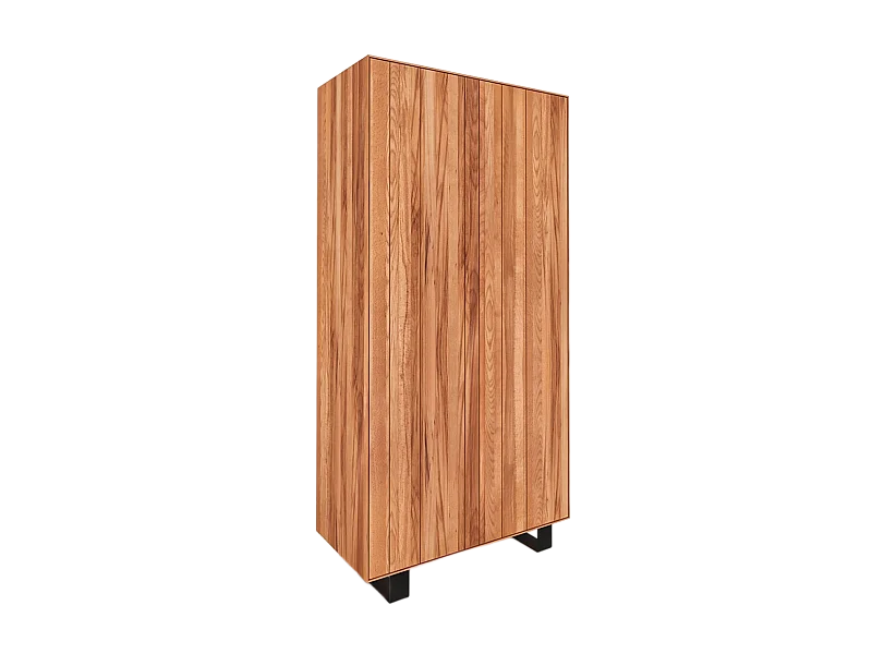 STEEL - Kleiderschrank  aus Kernbuche, naturgeölt