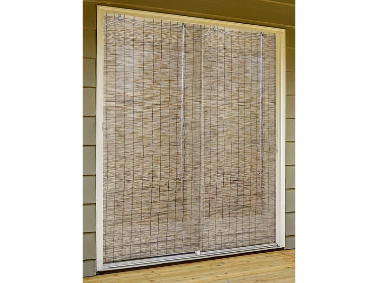 Estor Enrollable 100% Bambú Natural Beige Medida 120X200 CM