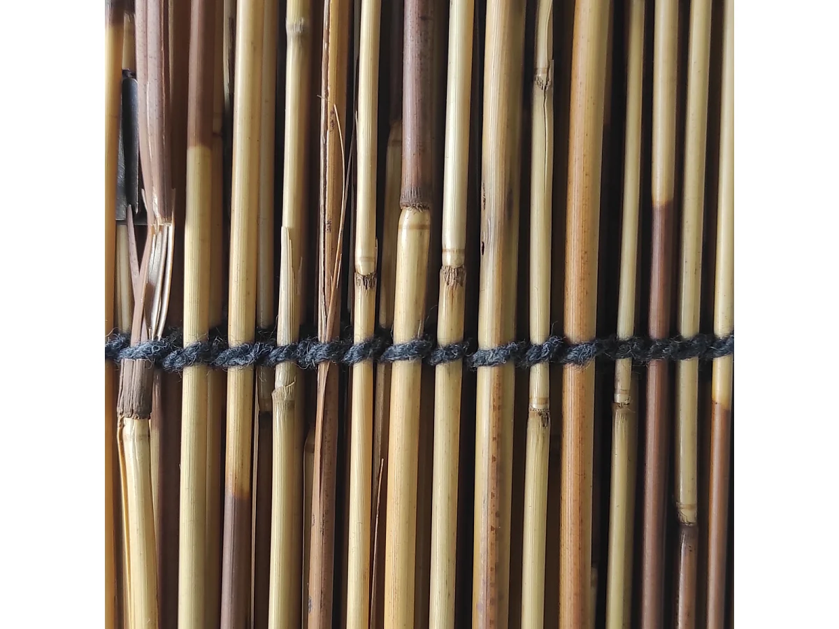 Estor Enrollable 100% Bambú Natural Marrón Medida 90X200 CM