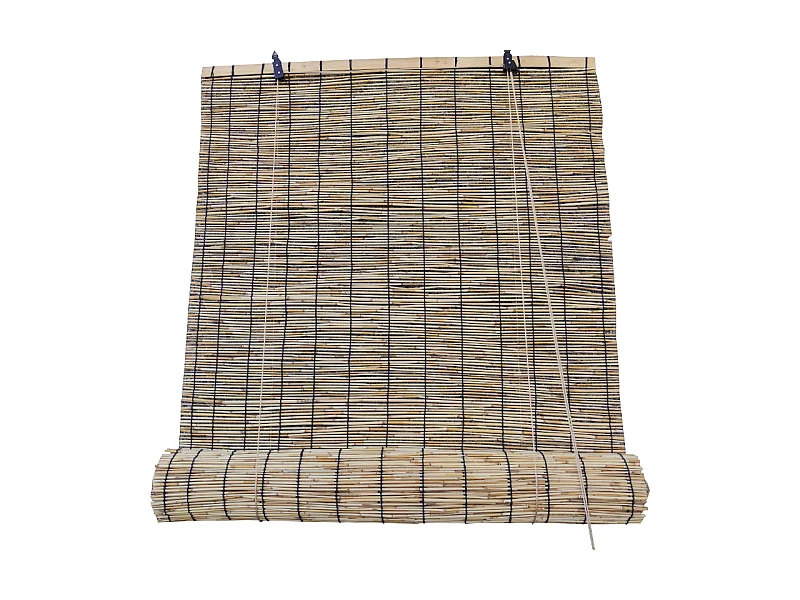 Estor Enrollable 100% Bambú Natural Beige Medida 90X200 CM