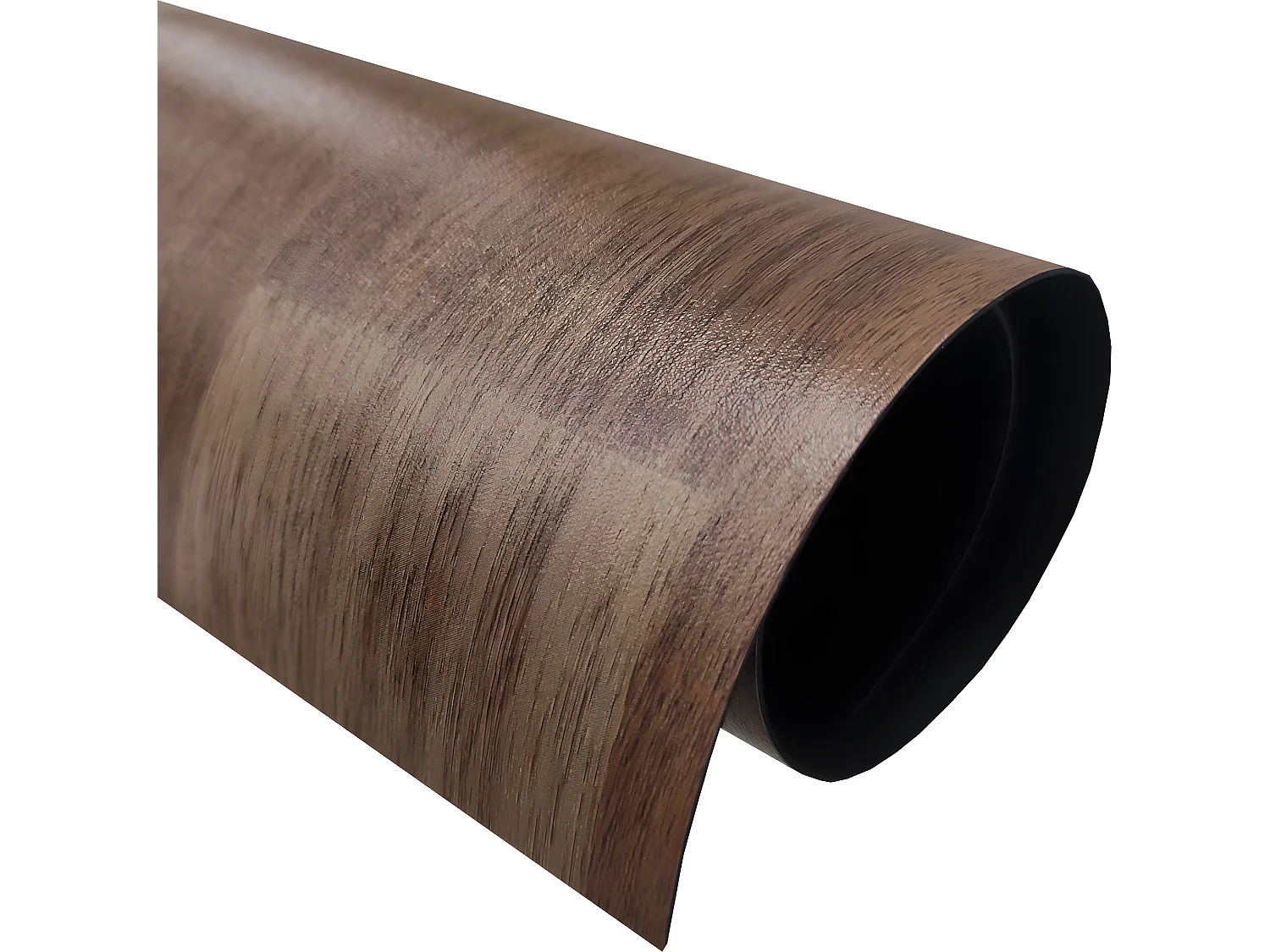 Sol PVC| Compotion 50% PVC / 50% Vinyle| Linoleum| Revetement PVC| Imitation Parquet| Chene Fonce| Taille 140X500CM