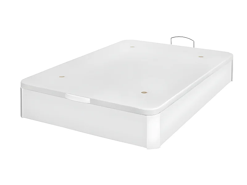 Canapé abatible de MADERA Gran Capacidad Blanco 105x200cm