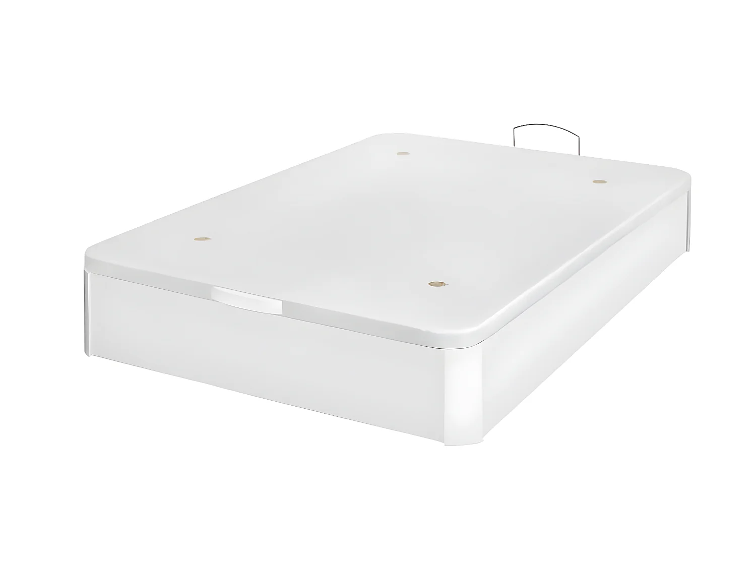 Canapé abatible de MADERA Gran Capacidad Blanco 105x200cm