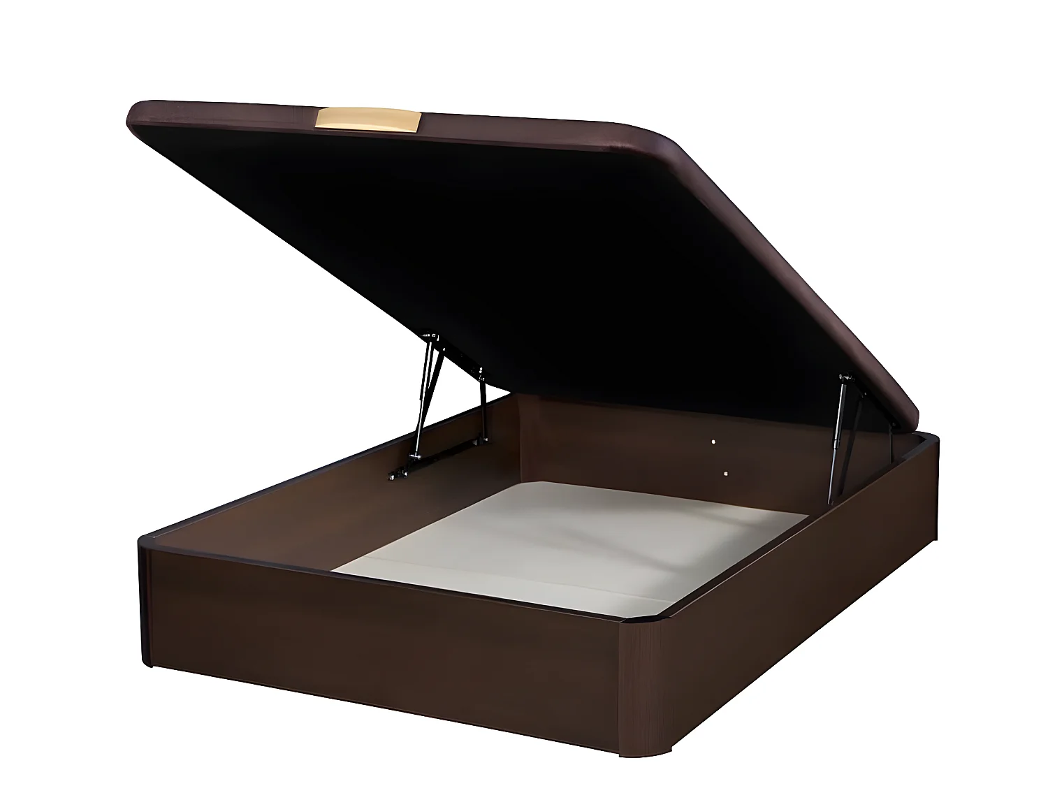 Canapé abatible de MADERA Gran Capacidad Wengué 180x190cm