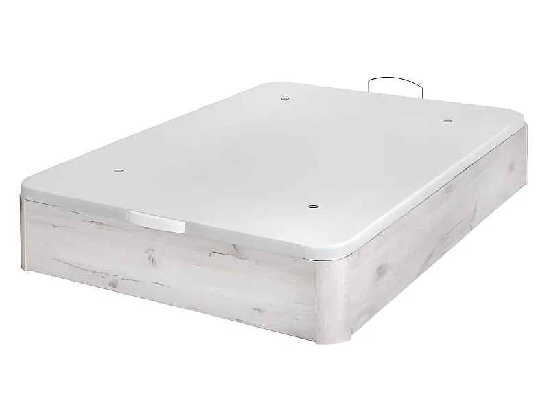 Canapé abatible de MADERA Gran Capacidad Ártico 180x190cm