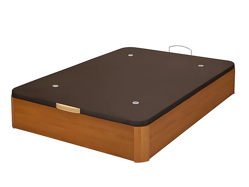 Canapé abatible de MADERA Gran Capacidad Cerezo 180x190cm