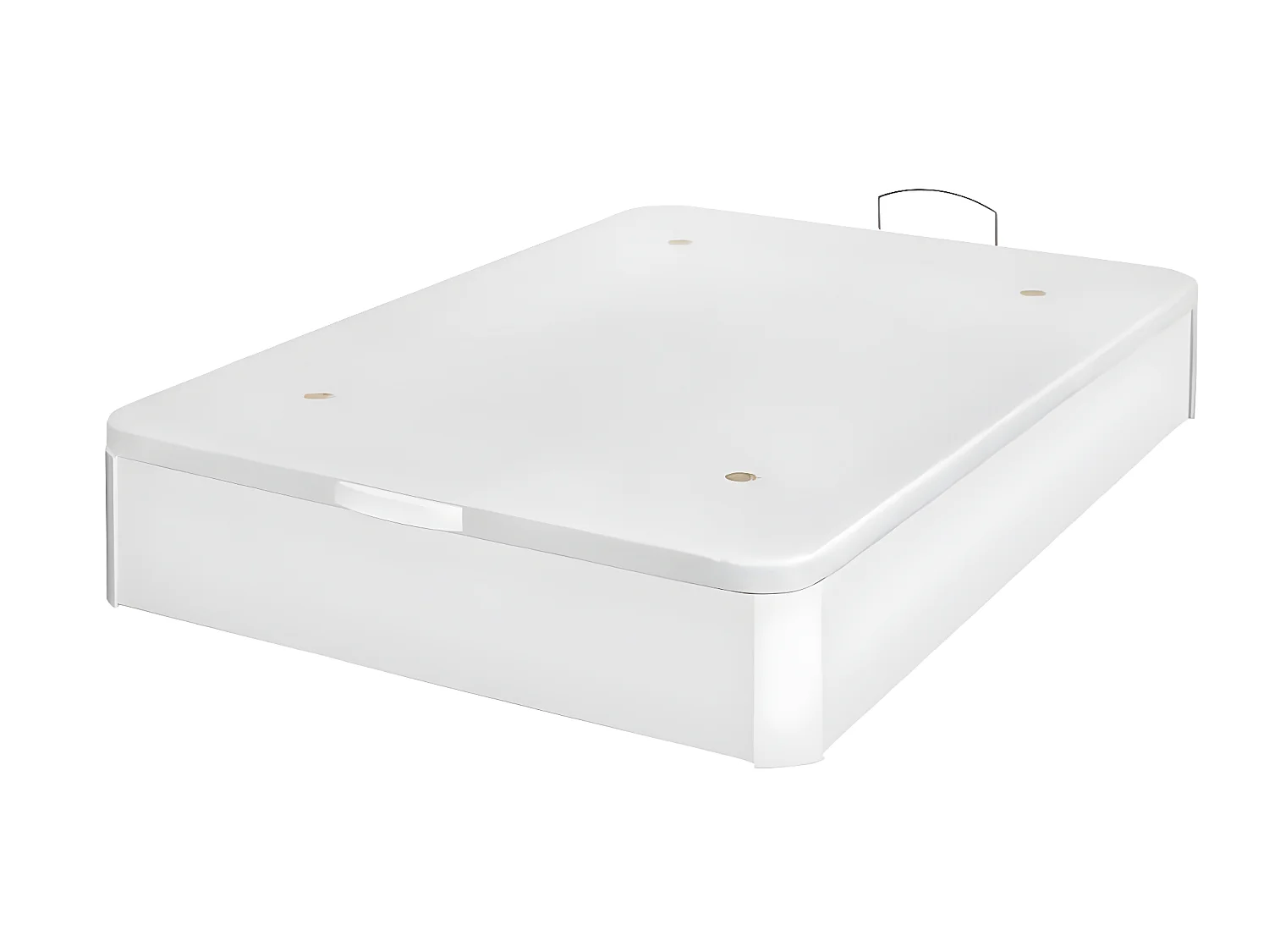 Canapé abatible de MADERA Gran Capacidad Blanco 180x190cm