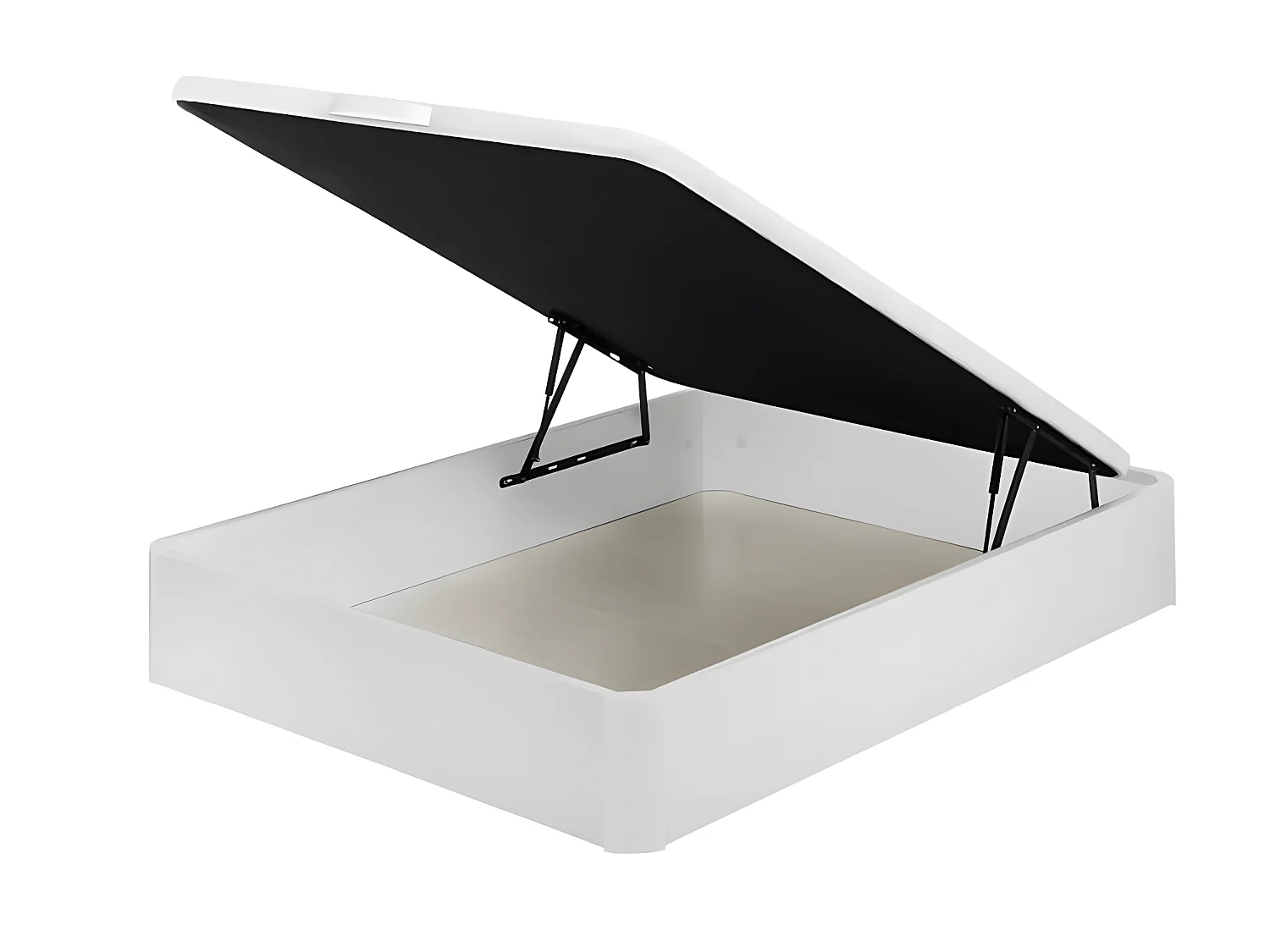 Canapé abatible de MADERA Gran Capacidad Blanco 180x190cm