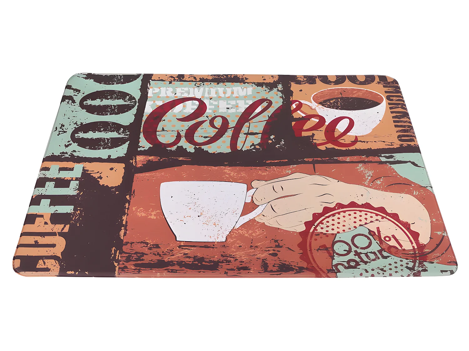 Tapis Cuisine| 40X60CM| Composition En Vinyle/Viscoélastique| Tapis Vinyle| Rimini